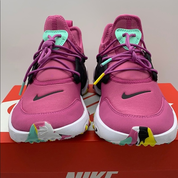 Nike React Presto MC GS Cosmic Fuchsia Emerald Ris - Picture 5 of 16